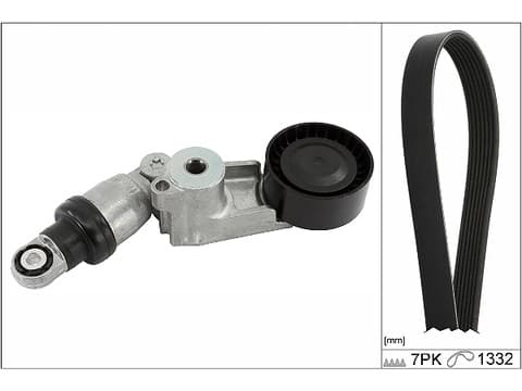 INA V KAYIS SETİ RENAULT KOLEOS II 18 TALISMAN 19 TRAFIC III 21 MASTER IV 20 2.0 dCi M9R 7 KANAL U:1334MM G:24MM OEM: 8201719296 - INA 529055510 kodlu oto yedek parça