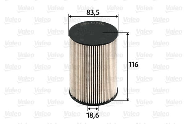 VALEO YAKIT FİLTRESİ CADDY III-GOLF V-JETTA III-OCTAVIA-TOLEDO III-LEON-ALTEA-A3 1.9TDI-2.0TDI OEM: 1K0127177B-1K0127434B - VALEO 587919 kodlu oto yedek parça