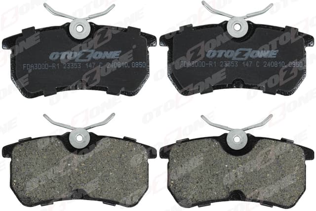 OTOZONE ARKA FREN BALATASI FOCUS I 98 04 FIESTA VI 17 GDB1354 CİVATA TAKIMLI OEM: C1BC2M008AC-98AB2M008BA-98AX2M008BB - OTOZONE FDA3000-R1 kodlu oto yedek parça