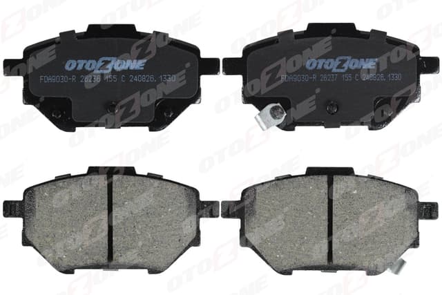 OTOZONE ARKA FREN BALATA TOYOTA YARIS CROSS 1.5L M15A-FXE Hybrid MXPJ10. MXPB10 21-> OEM: 0446602410-044660D060 - OTOZONE FDA9030-R kodlu oto yedek parça