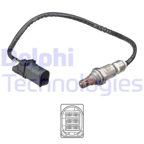 DELPHI OKSİJEN SENSÖRÜ FOCUS 1.6TDCİ 10 MONDEO 10 CMAX 10 VOLVO S40 D2 S60 D2 S80 V60 V70 V50 C30 V40 OEM: AV6Q9D375AA-9687160780 - DELPHI ES21333-12B1 kodlu oto yedek parça