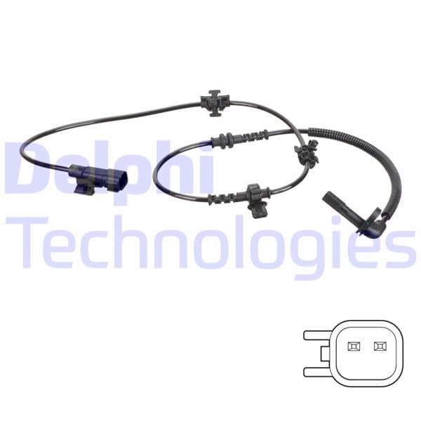 DELPHI ÖN FREN ABS SENSÖRÜ ASTRA K 16 22 ÇARPIŞMA ÖNLEME OLMAYAN ARAÇLAR OEM: 42703444-13379170-39002171 - DELPHI SS20773 kodlu oto yedek parça