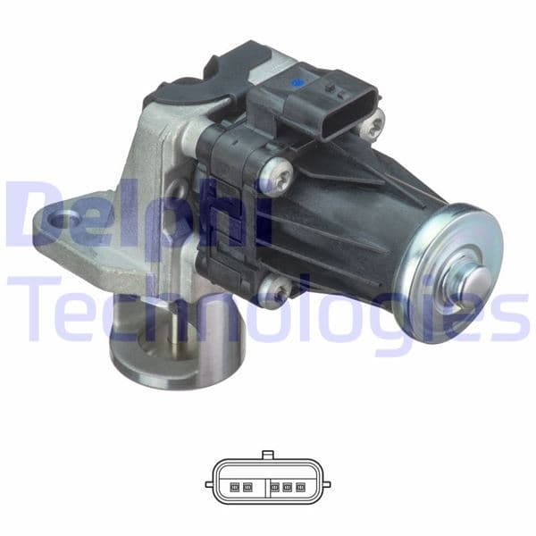 DELPHI EGR VALFİ RENAULT CLIO IV 12 CAPTUR 13 KANGOO II 08 MEGANE III 09 15 SC NIC III 09 16 NISSAN QASHQAI II 13 JUKE 10 NOTE E12 13 16 1.5dCi E5 OEM: A6071400060-147105308R-1471000Q0X - DELPHI EG10553-12B1 kodlu oto yedek parça