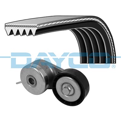 DAYCO KANALLI KAYIŞ KİTİ FIAT 500 07 500L 12 DOBLO 05 BRAVO II 07 14 EGEA 16 STILO 04 08 1.2 1.4 5PK1145 OEM: 55195023-55191970 - DAYCO KPV384 kodlu oto yedek parça