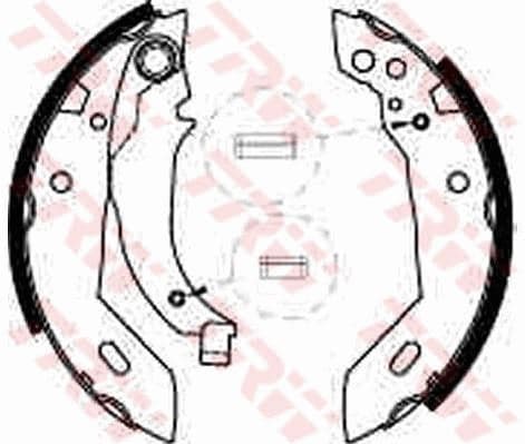 TRW ARKA PABUÇ BALATA XSARA 97-05 205 83-94 306 93-01 309 89-93 ZX 93.97 GS8510 180x32 OEM: 424124-4241.E5-4241.72-4241E5 - TRW GS6228 kodlu oto yedek parça