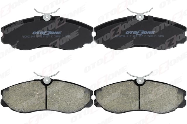 OTOZONE ÖN FREN BALATA NISSAN VANETTE 2.3L LD23 C23 96- / TERRANO 2.4L KA24 R20 benzinli 93-96 2.7L TD27T OEM: 410600F025-410609C526-410602X825 - OTOZONE FDO9039-R kodlu oto yedek parça