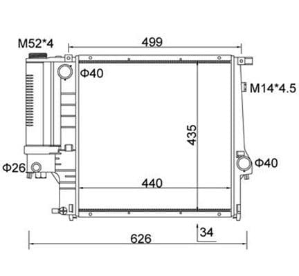 MARELLI MOTOR SU RADYATORU MAN/SANZ KLIMALI BMW M40 M43 M50 M52 E30 E36  - MARELLI 359000300660 kodlu oto yedek parça