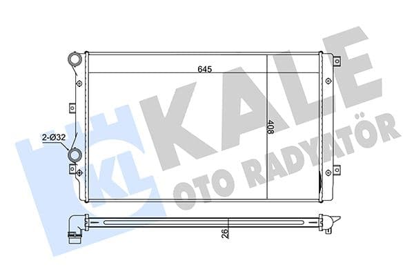 KALE SU RADYATÖRÜ A3-SEAT ALTEA-LEON-TOLEDO III-SKODA OCTAVIA III-SUPERB II-YETİ II-VW BEETLE-CADDY II-IV -EOS-GOLF V-VI-JETTA III-IV-PASSAT-SCIROCCO-TOURAN 1.4TSI 1.9TDI 04 MT BRAZING 645x408x26 1K0121253H-1K0121253BB-1K0121251AT OEM: 1K0121253H-1K0121253BB-1K0121251AT - KALE 353500 kodlu oto yedek parça