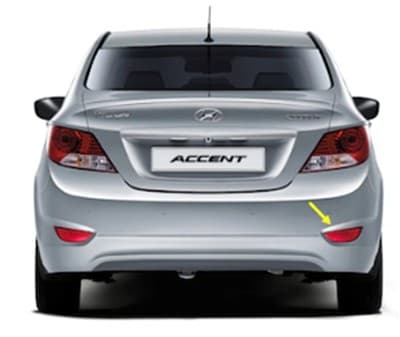 GKL REFLEKTÖR ARKA TAMPON SAG HYUNDAİ ACCENT BLUE 2011-> OEM: 924061R000 - GKL 342991 kodlu oto yedek parça