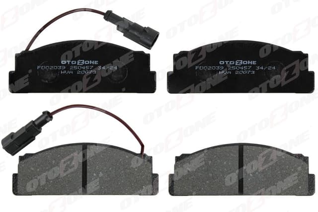 OTOZONE ÖN BALATA M131 DKŞ-S-SL-SLX-M124-SERÇE FİŞLİ 4236412-4174992 OEM: 4236412-4174992 - OTOZONE FDO2039 kodlu oto yedek parça