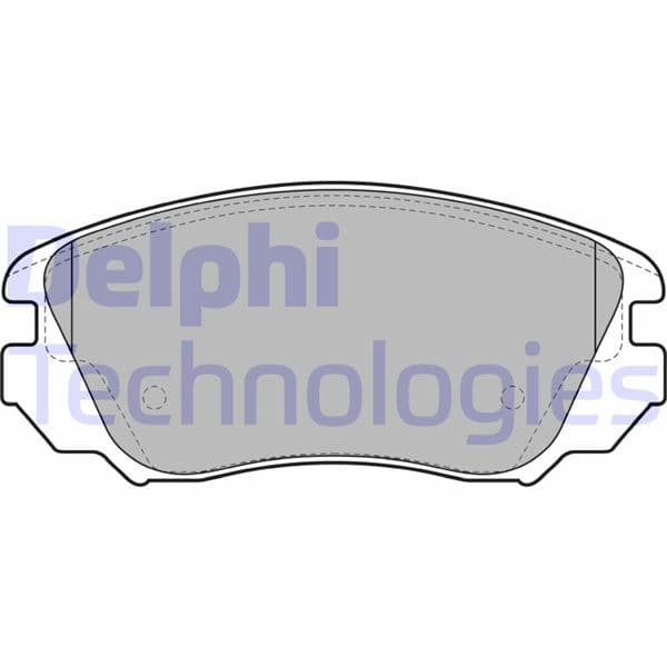DELPHI ÖN FREN BALATASI INSIGNIA A 08 17 MALIBU 12 SAAB 9.5 10 12 296 mm 16 İNÇ JANT OEM: 95514525-1605185-22959105-1605236 - DELPHI LP2080 kodlu oto yedek parça