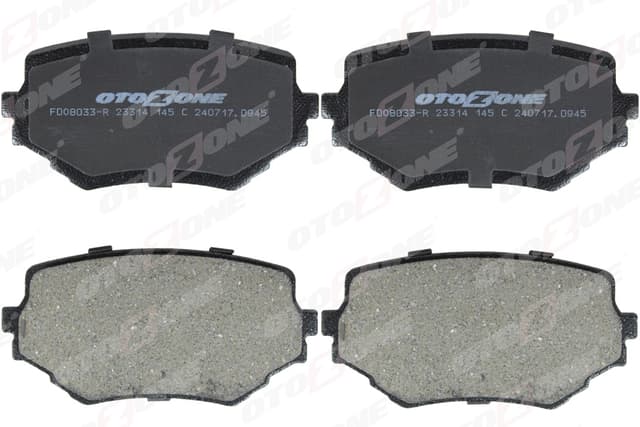 OTOZONE ÖN FREN BALATA SUZUKI GRAND VITARA 2.0L J20A SQ420 5 kapı 98-05 / VITARA 2.0L H20A SV620 V6 94-98 OEM: 5520077E00-5520065D31-5520065D10 - OTOZONE FDO8033-R kodlu oto yedek parça