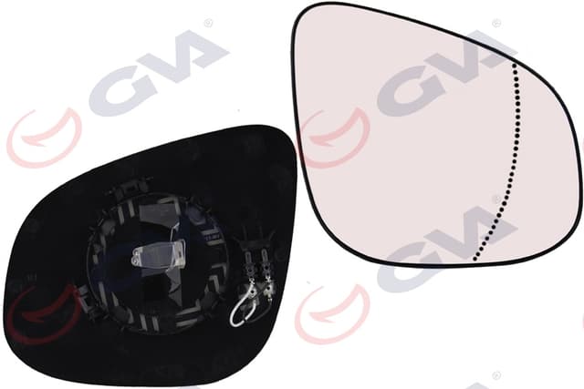 GVA AYNA CAMI SAĞ KANGOO 13 -MB CITAN 13 ISITMALI ASFERİ VM-6132AGHR OEM: 963656392R - GVA 1116340 kodlu oto yedek parça