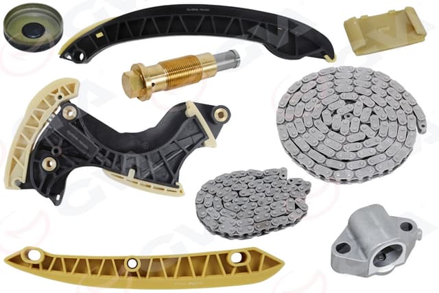 GVA EKSANTRIK ZINCIR SETI MERCEDES M271 Kompressor W203 CL203 W204 C209 W211 R171 BALANS GERGILI OEM: A0009932176-A2710500611-A2710300963 - GVA 59C9918 kodlu oto yedek parça