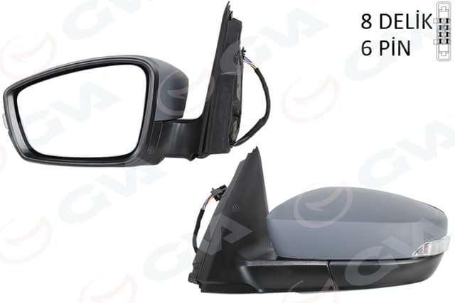 GVA AYNA KOMPLE L ELEKTRİKLİ RAPID-TOLEDO 2013 > OEM: 5JB857507B - GVA 9103976 kodlu oto yedek parça