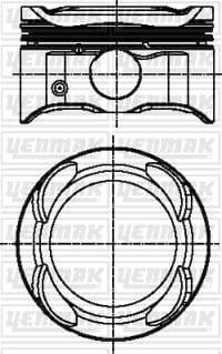 YENMAK PISTON SEGMAN 0.50 I20 1.2 G4LA 71.50 MM  - YENMAK 36-04486-050 kodlu oto yedek parça