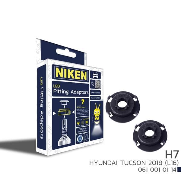 NIKEN LED FAR MONTAJ ADAPTÖRÜ H7 HYUNDAI TUCSON 18  - NIKEN 0610010114 kodlu oto yedek parça