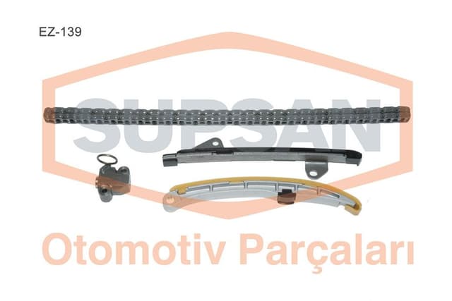SUPSAN ZİNCİR SETİ TOYOTA AURİS - COROLLA - YARİS 1.4 8V D-4D 1ND-TV OEM: 1350633020-1355933010-1356133020 - SUPSAN EZ-139 kodlu oto yedek parça