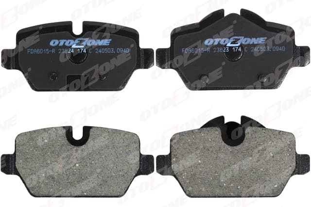 OTOZONE FREN BALATASI ARKA BMW E81 E87 E90 E92 OEM: 34216788183 - OTOZONE FDA6015-R kodlu oto yedek parça