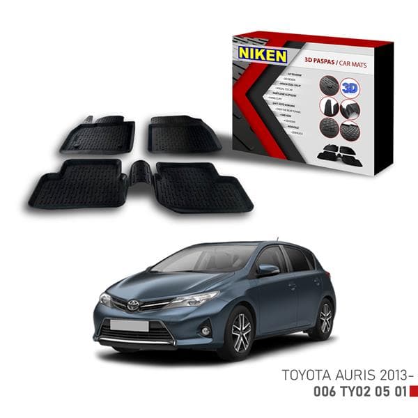 NIKEN 3D PASPAS TOYOTA AURIS 2013-  - NIKEN 006TY020501 kodlu oto yedek parça