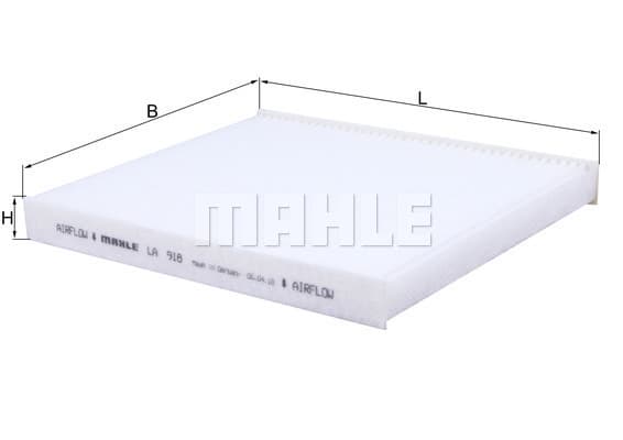 MAHLE POLEN FILTRESI BMW E70 F15 E71 F16 OEM: 64319194098 - MAHLE LA918 kodlu oto yedek parça