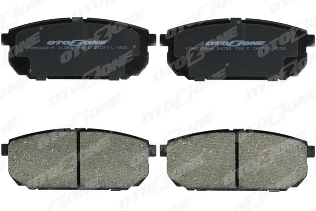 OTOZONE ARKA FREN BALATA KIA SORENTO 2.5L D4CB CRDi 02-> OEM: 583023ED00-583023EE00-583023ED01 - OTOZONE FDA8009-R kodlu oto yedek parça