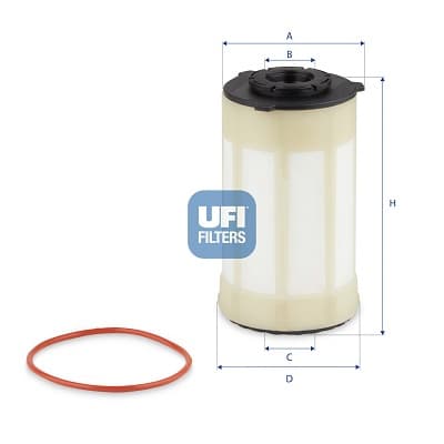 UFI YAKIT FİLTRESİ FIAT DUCATO 20> CITROEN JUMPER 20> PEUGEOT BOXER 20> 2.2D MTJ 2.2HDI E6 OEM: 77369146-1695200280 - UFI 26H2O07 kodlu oto yedek parça