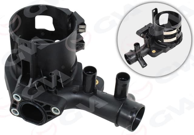 GVA SOGUTMA SUYU GIRIS BOGAZI MERCEDES OM651 W204 W205 W212 C218 C253 W166 W639 W447 B906 B907 B910 OEM: A6512006000 - GVA 9106859 kodlu oto yedek parça