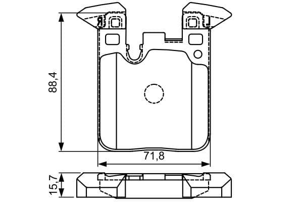 BOSCH FREN BALATASI ARKA BMW F30 F20 F22 F87 F23 F32 F82 M SPOR 34212284989-34218099354-34216855474 OEM: 34212284989-34218099354-34216855474 - BOSCH 0986495335 kodlu oto yedek parça