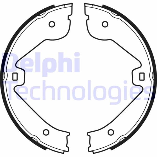 DELPHI FREN BALATASI ARKA PARK FRENI LAND ROVER RANGE ROVER 3 L322 02 12 . VW TOUAREG PORSCHE CAYENNE 9PA AUDI Q7 4LB OEM: SFS000051-7L0698525 - DELPHI LS1995 kodlu oto yedek parça