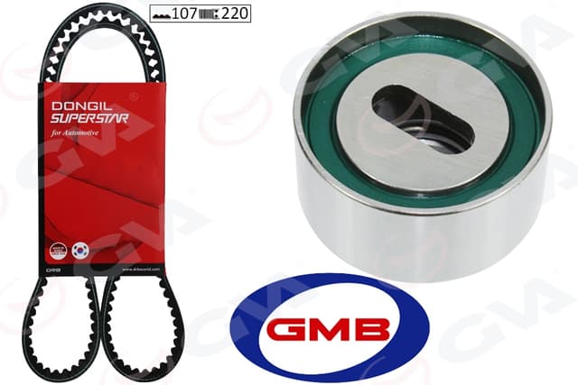 DONGIL TRİGER KAYIŞ SETİ EKSANTRİK SETİ MAZDA 323 1.6L B6 BG kasa 89-95 / KIA PRIDE 1.3L B3 16v 94- / RIO 1.3L A3E DC kasa 00-05 / SEPHIA 1.5L 1.6L FA kasa 95-97 1 KAYIŞ 1 RULMAN OEM: BP0112205-KK35012205-B63012700 - DONGIL KIT107YU22 kodlu oto yedek parça