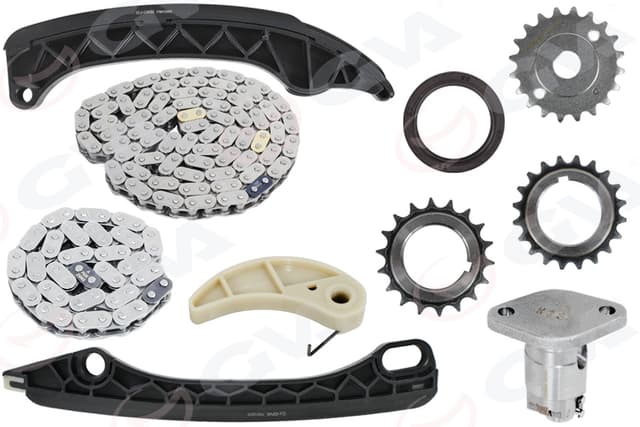 GVA EKSANTRİK ZİNCİR SETİ TOYOTA AURIS COROLLA 1.6L 1ZR-FAE ZRE181 ZRE185 13- / VERSO 1.6L 1ZRFAE ZGR20 09 - / AVENSIS 1.6L 1ZR-FAE ZRT270 09- OEM: 1350637040-1350728010-1354037010 - GVA 59C7121 kodlu oto yedek parça