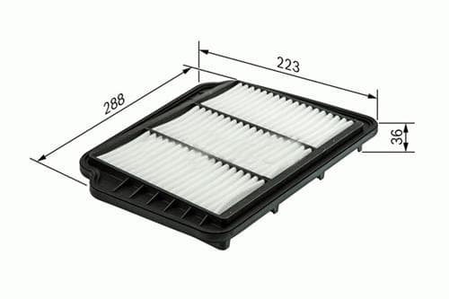 SARDES HAVA FİLTRESİ CHEVROLET LACETTI 1.4 70HP-1.6 80HP-1.8 90HP C3028 x OEM: 96553450 - SARDES SA448 kodlu oto yedek parça