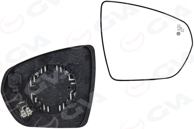 GVA AYNA CAMI SAĞ ISITMALI KONVEKS BLIS Lİ PSA 3008-4008 16-23 OEM: 1618048280 - GVA 1143032 kodlu oto yedek parça