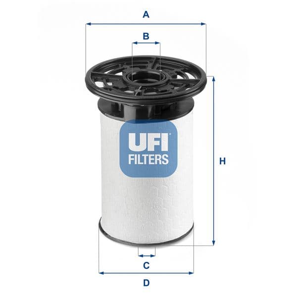 UFI YAKIT FİLTRESİ FIAT DUCATO 10 2.3D F1A Euro6 140/160PS ALFA ROMEO GIULIA 2.2D 15 77368723-77368566-77368593-77369138 OEM: 77368723-77368566-77368593-77369138 - UFI 2607600 kodlu oto yedek parça