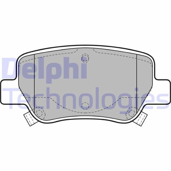 DELPHI FREN BALATASI ARKA TOYOTA AVENSİS 01/09  - DELPHI LP2206 kodlu oto yedek parça