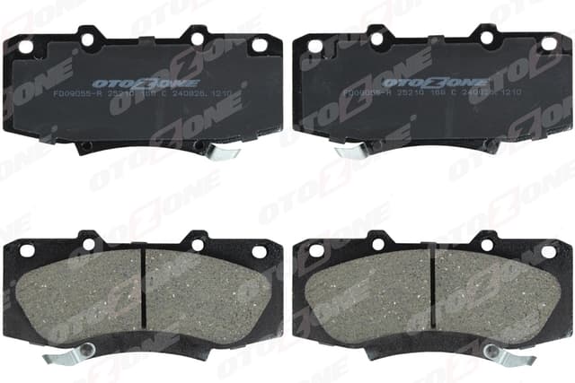 OTOZONE ÖN FREN BALATA TOYOTA HILUX 2.5L 2KDFTV KUN35 VIGO 4x4 10- OEM: 044650K240-044650K260-044650K320 - OTOZONE FDO9055-R kodlu oto yedek parça