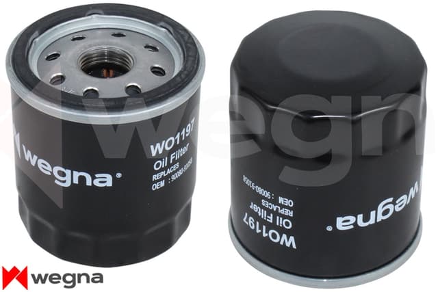 WEGNA YAĞ FİLTRESİ C1-P107 1.0-COROLLA 1.3-1.3 12V-1.6-1.8 - AVENSIS 1.6-1.8-YARIS 1.3-1.5-CAMRY-CARINA W 68/3 OEM: 1109.Y3-991503001-1560113051 - WEGNA WO1197 kodlu oto yedek parça
