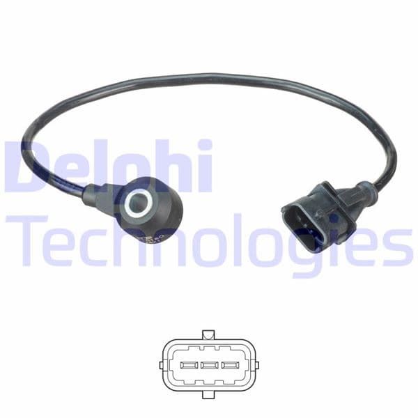 DELPHI VURUNTU SENSÖRÜ OPEL ASTRA H-CORSA C-COMBO C-MERIVA A-SIGNUM-TIGRA B-VECTRA C-ASTRA G 1.8 Z18XE-Z18X E1 OEM: 9158720-6238181 - DELPHI AS10180 kodlu oto yedek parça