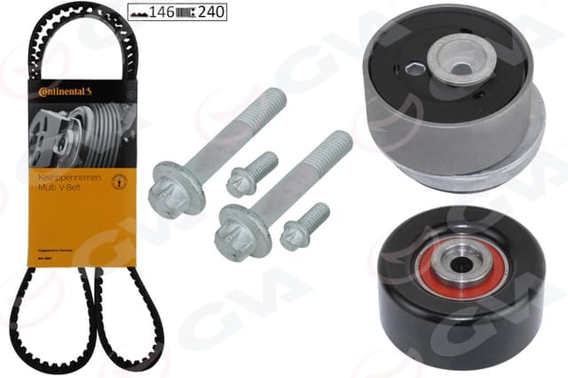 GVA EKSANTRİK GERGİ KİTİ 146x240 ASTRA H-J-INSIGNIA-VECTRA C-CRUZE 1.6-1.8 Z16XEP-XER-A16LET-XER-B16XER OEM: 1606314-1606355-95516739-95516740 - GVA 59T9007C kodlu oto yedek parça