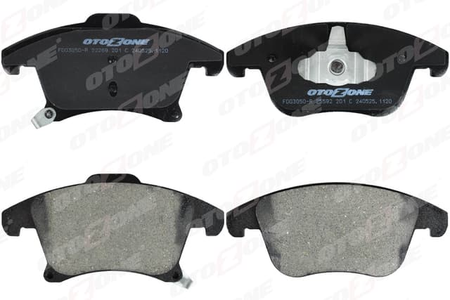 OTOZONE ON FREN BALATASI GALAXY S-MAX 15 MONDEO IV 14 16 JANT METAL İNDİKATÖRLÜ OEM: DG9C2K021EE-1917494-2014119 - OTOZONE FDO3050-R kodlu oto yedek parça