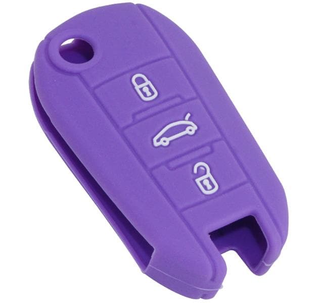 AFT KONTAK ANAHTAR KUMANDA KORUYUCU KILIF SİLİKON MOR PEUGEOT 208-2008-301-307-308-3008-408-5008 C-ELYSEE-C3-C4-C5 AIRCROSS OEM: HMA102-MR - AFT HMA102-MR kodlu oto yedek parça