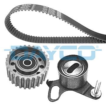 DAYCO TRİGER KAYIŞ SETİ EKSANTRİK SETİ TOYOTA HILUX 2.4L 2L 2L-T LN85 LN145 LN105 90-04 / HIACE 2.4L 2L LH112 LH114 89- 1 KAYIŞ 1 RULMAN 1 DİŞLİ 129x310 OEM: 1356859065-1350554021-1350354030 - DAYCO KTB372 kodlu oto yedek parça