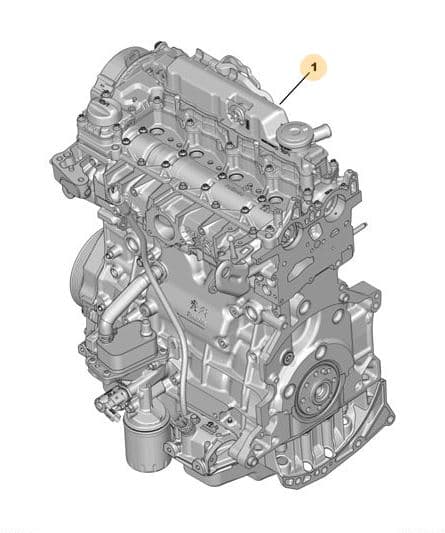 GM KOMPLE MOTOR BOXER-JUMPER-MONDEO IV DW10FU 2.0 BlueHDI-TDCI OEM: 1638157580-1879655-DS7Q6006BA - GM 1638157580 kodlu oto yedek parça