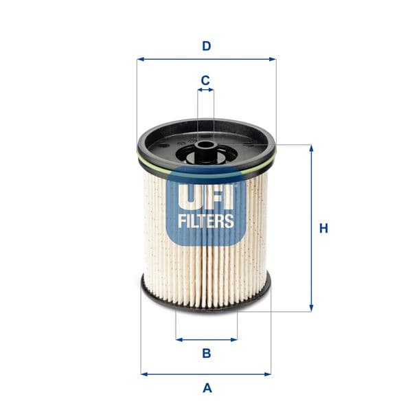 UFI YAKİT FİLTRESİ ASTRA K 1.6 CDTİ 15 B16DTE-B16DTH-B16DTI OEM: 13539108-23304096-23456595 - UFI 2612200 kodlu oto yedek parça