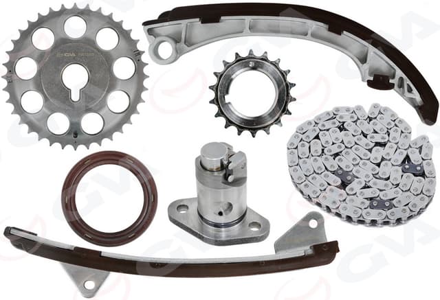 GVA EKSANTRİK ZİNCİR SETİ TOYOTA COROLLA 1.4L 1.6L 3ZZ-FE 4ZZ-FE ZZE111 ZZE112 ZZE120 ZZE121 01-06 / AVENSIS 1.6L 3ZZ-FE ZZT250 03-08 OEM: 1350622030-1354022022-1355922011 - GVA 59C7111 kodlu oto yedek parça