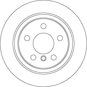 TRW FREN DISKI ARKA BMW F40 F44 F46 F48 F39 I3 MINI F54 F56 F60 OEM: 34216799367 - TRW DF6756 kodlu oto yedek parça