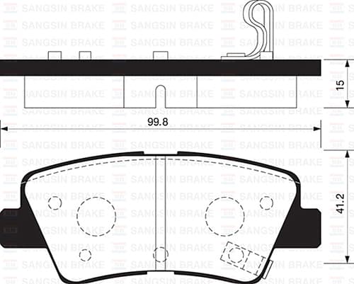 SANGSIN ARKA FREN BALATA HYUNDAI ACCENT BLUE 1.4L 1.6L benzinli 10- 1.6L CRDi dizel 10- / ELANTRA 1.6L D4FB 11- / KIA RIO 1.4L D4FC dizel - 6 vites 14- / SOUL 1.6L CVVT 09- 583021RA30-583023XA30-583021WA35 OEM: 583021RA30-583023XA30-583021WA35 - SANGSIN SP1401 kodlu oto yedek parça