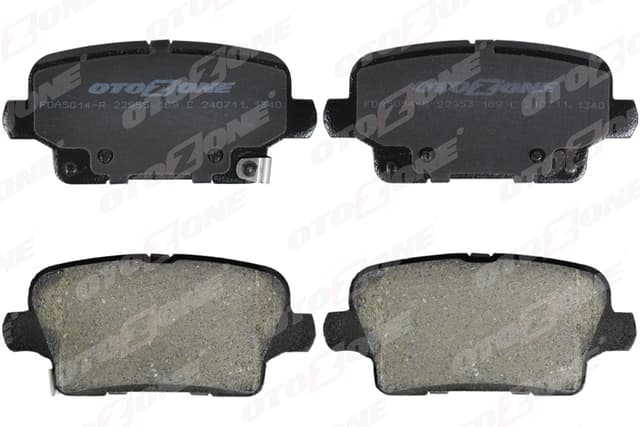 OTOZONE OPEL INSIGNIA B ARKA BALATA METAL İNDİKATÖRLÜ OEM: 13517694 - OTOZONE FDA5014-R kodlu oto yedek parça