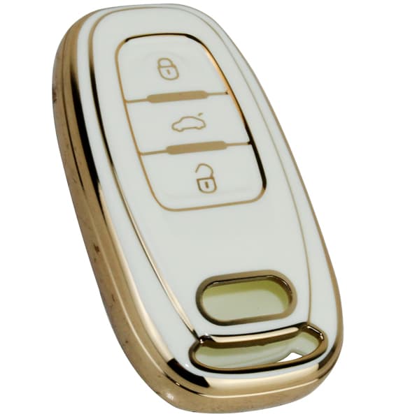 AFT KONTAK ANAHTAR KUMANDA KORUYUCU KILIF TPU BEYAZ AUDI A1-A3-A4-A5-A6-A7-A8-Q3-Q5-Q7-S4-S5-S7-S8-R8-TT HMA019-B OEM: HMA019-B - AFT HMA019-B kodlu oto yedek parça